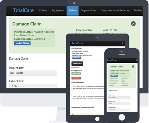 TotalCare web application