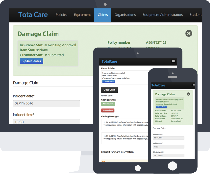 TotalCare web and mobile application case study
